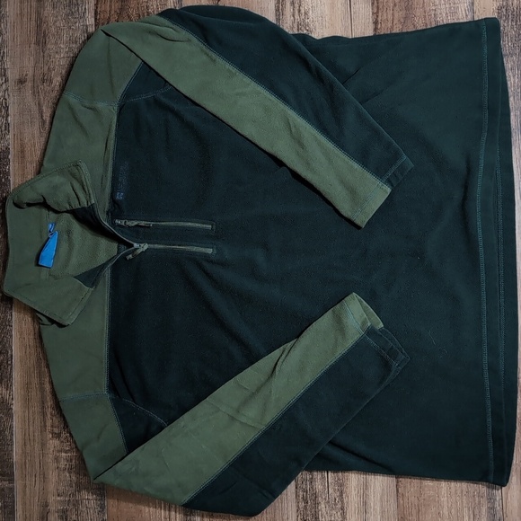 Mountain Warehouse 1/2 Zip Buchanan Fleece Jacket / Size XXL Forest/Moss Green - Picture 1 of 7